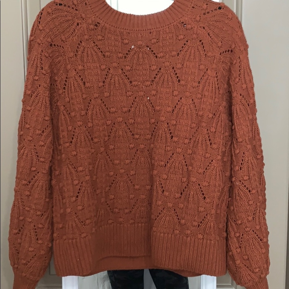 Orange Sweater